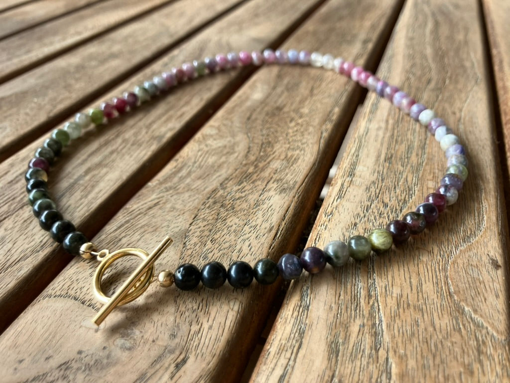 Spectra - Tourmaline (big) Bead Necklace