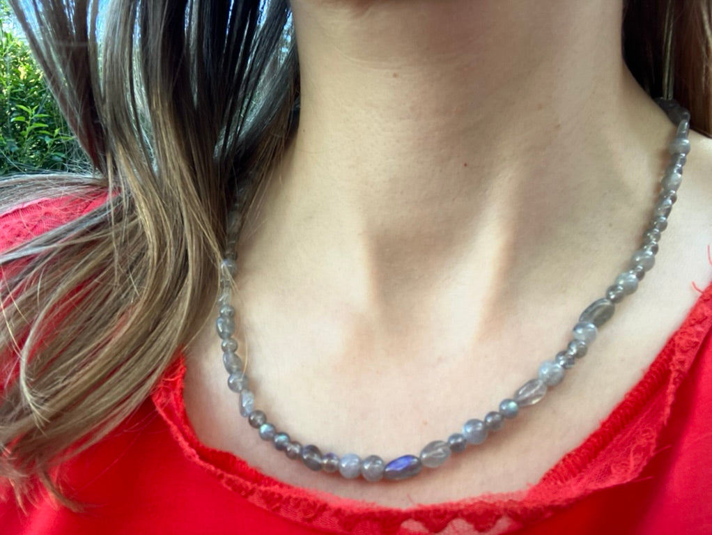 Shadowlight - Labradorite Bead Necklace