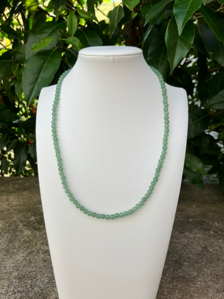 River Green – Aventurine & Apatite Bead Necklace