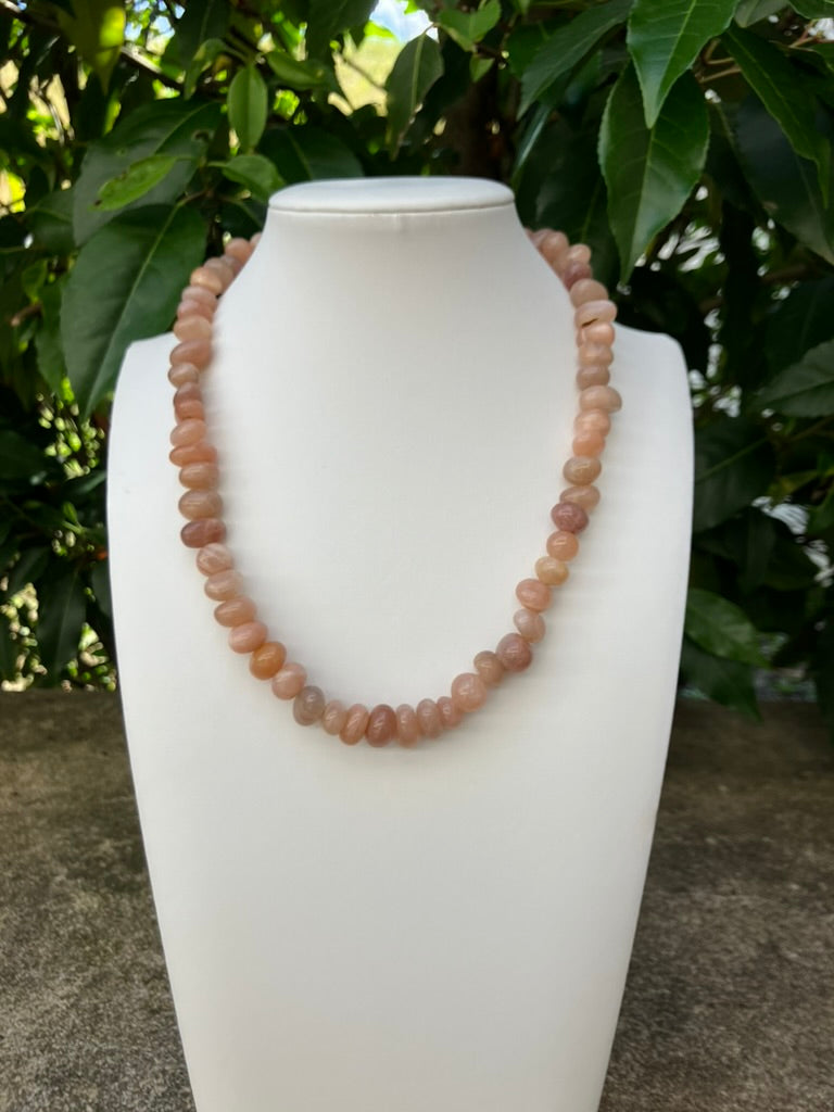 Sunlight - Sunstone Bead Necklace