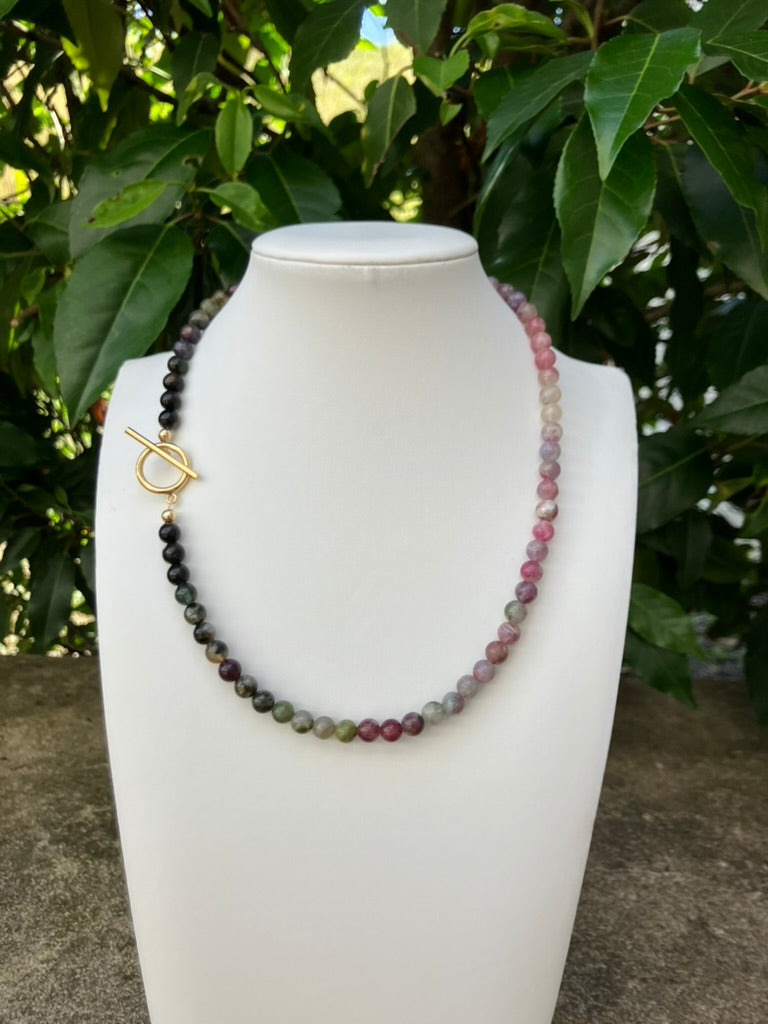Spectra - Tourmaline (big) Bead Necklace