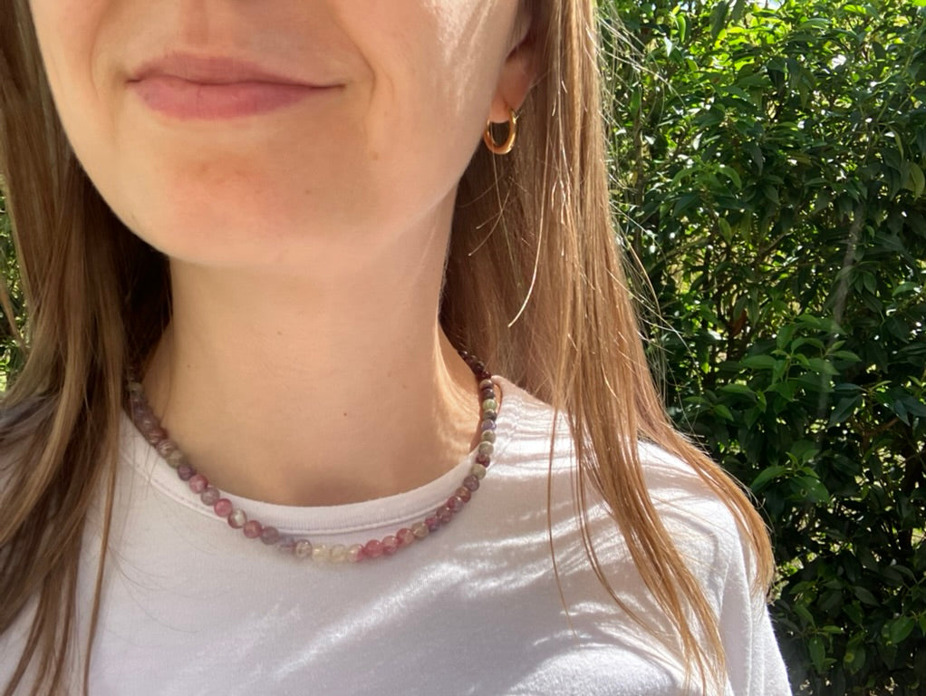 Spectra - Tourmaline (big) Bead Necklace