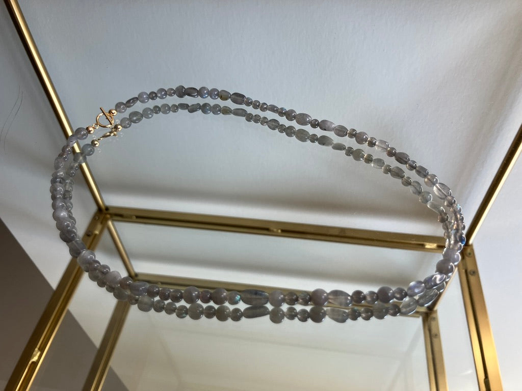 Shadowlight - Labradorite Bead Necklace