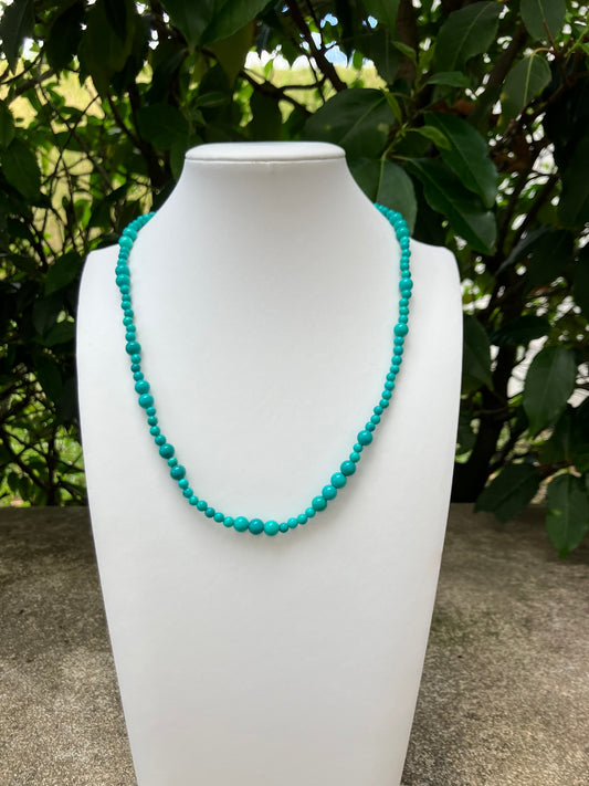 Blue Spirit – Turquoise Bead Necklace