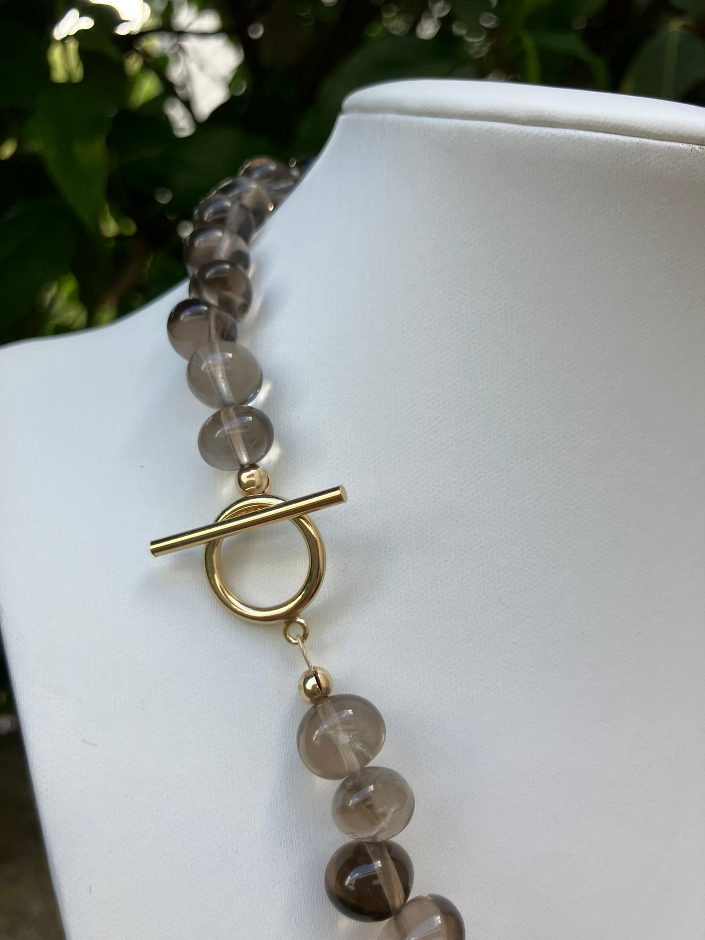 Desert Dream - Smokey Quartz Bead Necklace