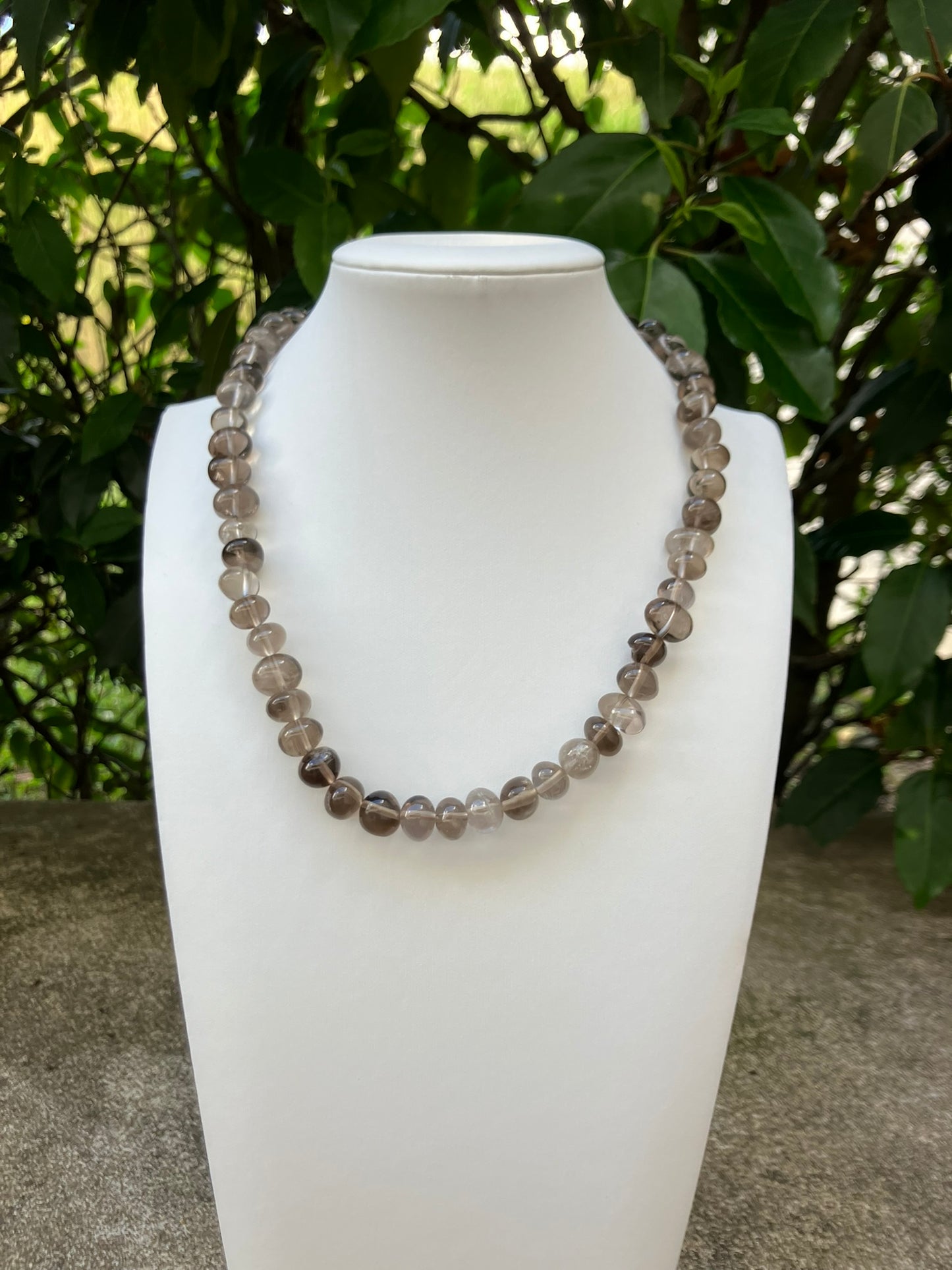 Desert Dream - Smokey Quartz Bead Necklace