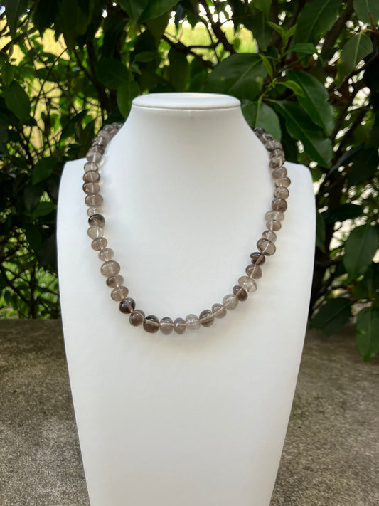 Desert Dream - Smokey Quartz Bead Necklace