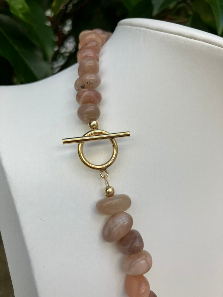 Sunlight - Sunstone Bead Necklace