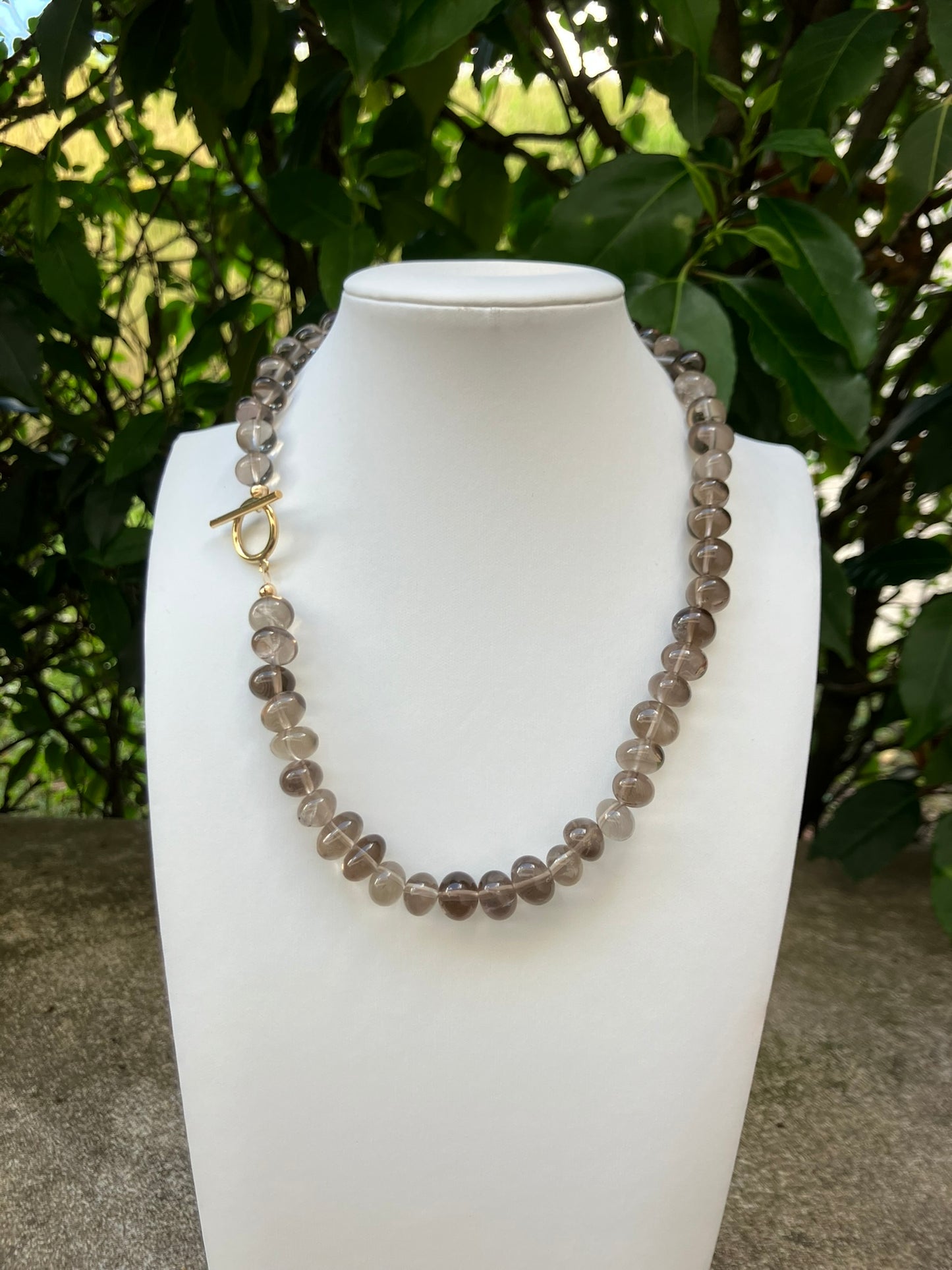 Desert Dream - Smokey Quartz Bead Necklace