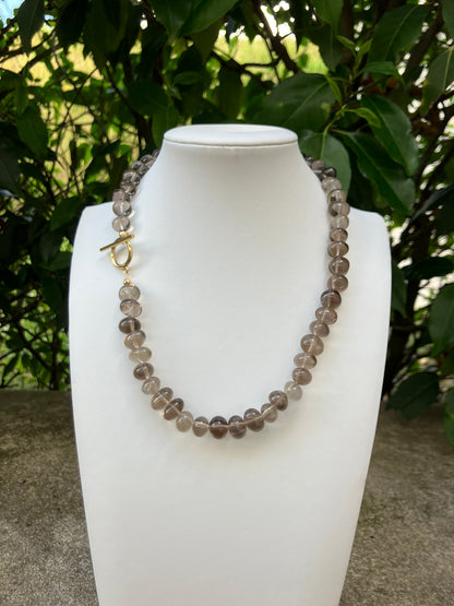 Desert Dream - Smokey Quartz Bead Necklace