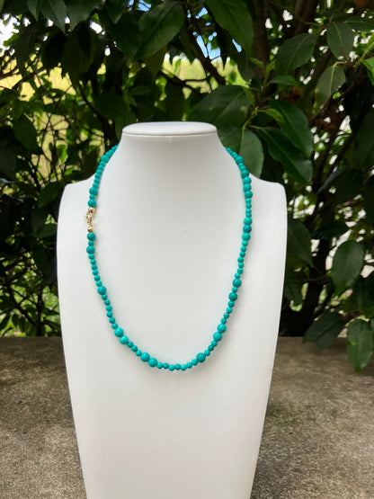 Blue Spirit – Turquoise Bead Necklace