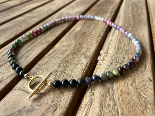 Spectra - Tourmaline (big) Bead Necklace