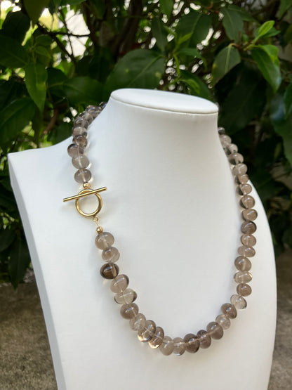 Desert Dream - Smokey Quartz Bead Necklace