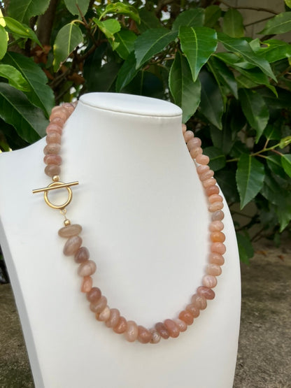 Sunlight - Sunstone Bead Necklace