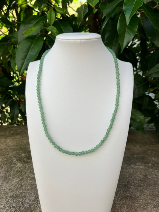 River Green – Aventurine & Apatite Bead Necklace