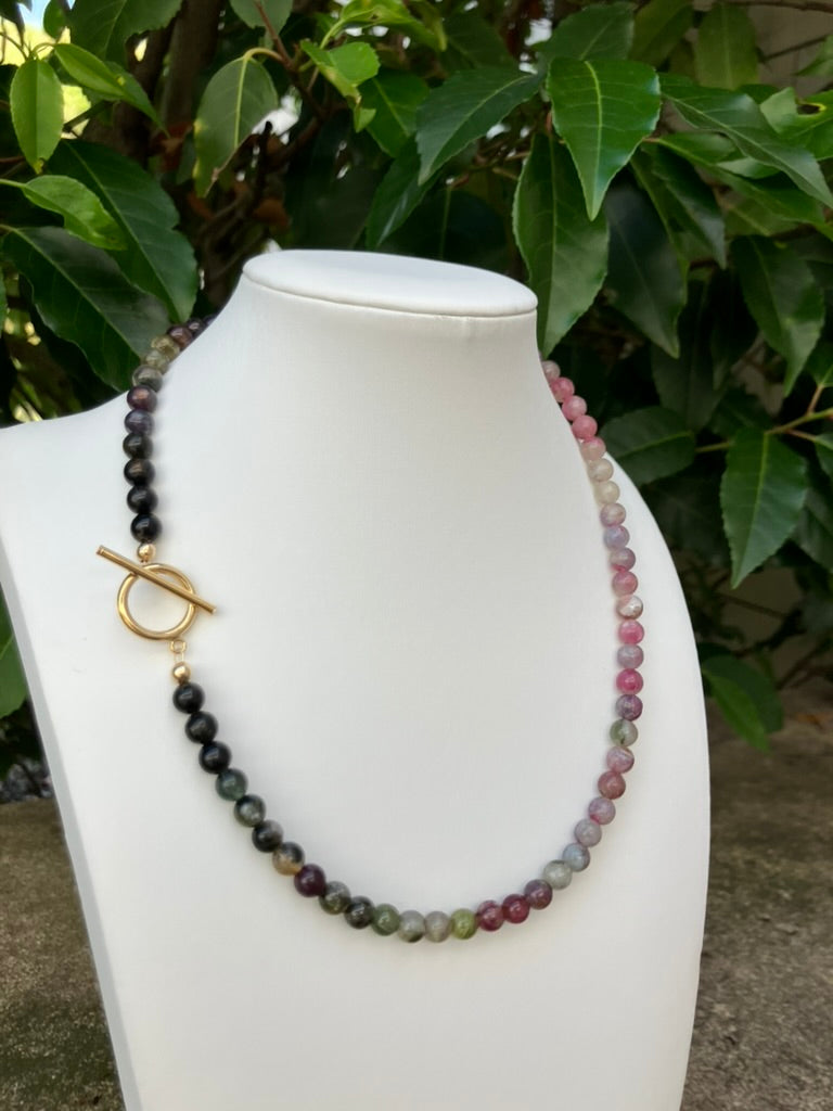 Spectra - Tourmaline (big) Bead Necklace