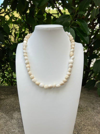 Dream Cloud - Riverstone Bead Necklace