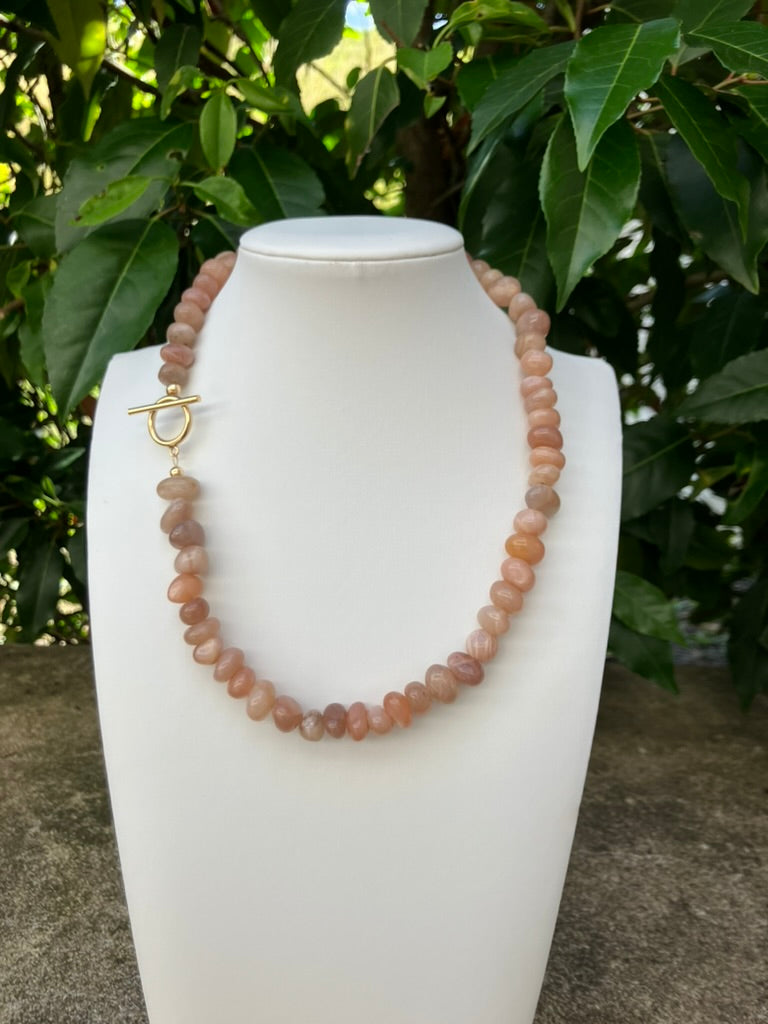 Sunlight - Sunstone Bead Necklace
